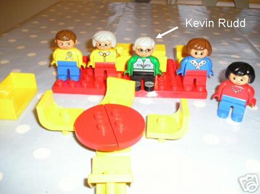 Duplo Kevin - such shiny hair!